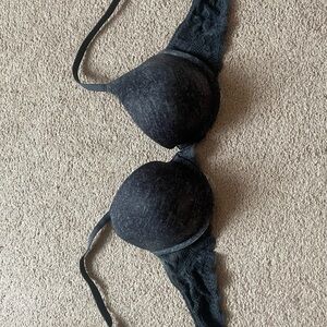 Elegant Black Lace Bra